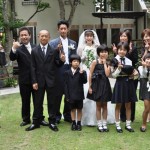 家族と一緒に試着撮影会